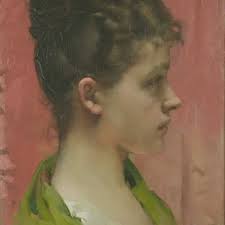 Jules Leblanc Stewart captures the quiet elegance of his subject in this  compelling portrait, showcasing his expert handling of light and texture.