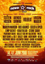 Slipknot, the cure, die ärzte as headliner (novarock.at). Nova Rock Nun 4 Tage Mit Die Toten Hosen Iron Maiden Volbeat Avenged Sevenfold Nova Rock Festival