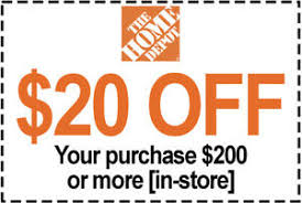 1x Home Depot Cupon De 20 En 200 Solo En Tienda De 1 A 5 Minutos Emaii Entregado Ebay