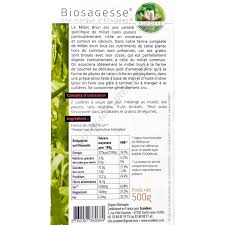 Farine De Millet Brun Bio 500g Nutri Naturel