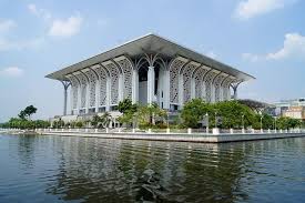 It is located in putrajaya's precinct 3, opposite the palace of justice. Masjid Tuanku Mizan Zainal Abidin Or Masjid Besi Or Iron Mosque In Putrajaya Malaysia Mosque Mosque Design Sacred Buildings