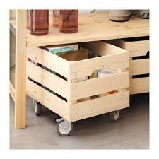 Rill Hjul Med Broms Gra Ikea Diy Storage Shelves Ikea Ikea Storage