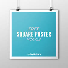 Free Square Poster Mockup Many Options On Behance Poster Mockup Flyer Mockup Mockup
