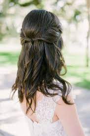 55 Simple Wedding Hairstyles That Prove Less Is More Medium Hair Styles Wedding Hairstyles Medium Length Casual Wedding Hair