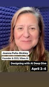 Discover the future of design with Joanna Peña-Bickley  (@joannapenabickley), AI pioneer and keynote speaker at our Designing with  AI Deep Dive, taking place April 3-4! , Joanna’s session, ...