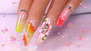 Tendencia en uñas de verano 2020. Diseno De Unas Acrilicas Para El Verano Elegantes Unas Acrilicas