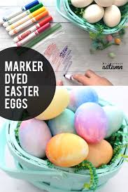 Super Easy Way To Color Easter Eggs With Markers Instead Of Dye It S Always Autumn Coloring Easter Eggs Easter Eggs Easter Egg Dye