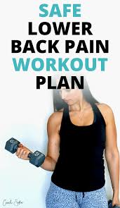 Low back pain affects four out of five people. A Safe Lower Back Pain Workout Plan Coach Sofia Fitness