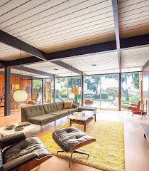 Black And White Beam Action Elwood House Mid Century Modern Living Mid Century Modern House Mid Century House