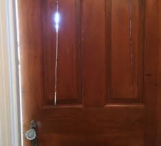 If the line is big enough, like a half inch by an 1/8 or more, make another. How To Repair Cracked Panels In Wooden Doors The Washington Post