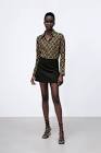 PRINTED SHIRT BLACK | 2143/265 Zara