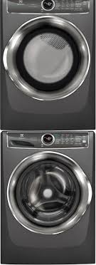Maybe you would like to learn more about one of these? Electrolux Exwadrgt6273 Stacked Washer Dryer Set With Front Load Washer And Gas Dryer In Titanium