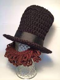 Snow Man Top Hat For All Ages Etsy Baby Hats Knitting Beard Hat Hats