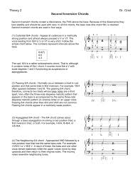 theory 2 dr crist second inversion chords