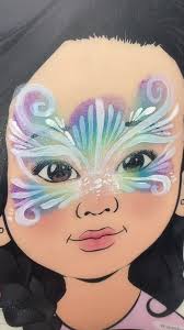 Mardi Gras Mask Face Painting Tutorial