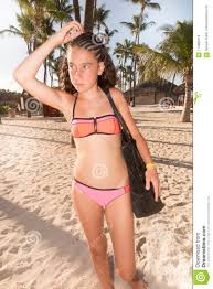 Young cute teenage girl in classroom at blackboard seating on table smiling, modern hipster young cheerful teenage girl on white background. Young Teen Girl With Perfect Body In Bikini Posing On The Tropical Beach Stock Photo Image Of Nature Summer 114069710