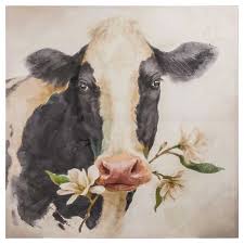 See more ideas about cow skull art, home, painted cow skulls. Magnolia Cow Canvas Art Print Kirklands