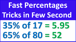 Percentage Trick Solve Precentages Mentally Percentages Made Easy With The Cool Math Trick Youtube Cool Math Tricks Math Tricks Math Methods