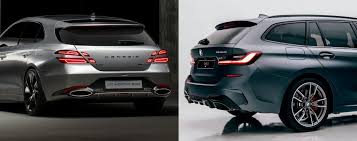 It's still early in the game, but the upcoming bmw 7 series (g70) gets its first rendering. These Are The Key Differences Between The Genesis G70 Shooting Brake And Bmw 3 Series Touring Carscoops
