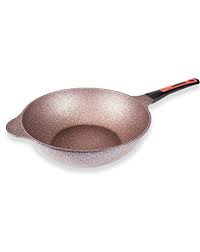 Alpha Wok Pan Korean Made With Induction Ready 12 6 In 32cm Oil Less Wok Stir Fry Pan Dishwas Stir Fry Pan Wok Modern Accessories