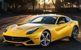 Yellow Sports Coupe Berlinetta F12 Yellow Ferrari Hd Wallpaper Wallpaperbetter