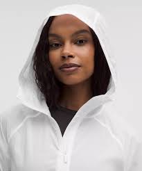 Lululemon Size XXS Hood-Lite Relaxed-Fit Jacket , White, NWT, 128