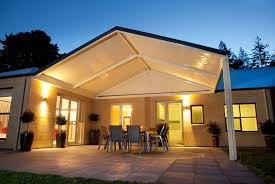 Extended rakes with large fascia boards and brackets harken to homes of the past and add authentic detail. Outback Gable Stratco Nz
