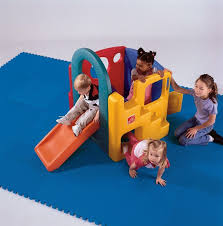 Activity Interlocking Foam Playmat Indoor Slides Baby Play Activities