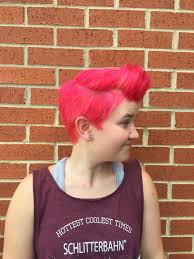 Pink Hair Don T Care Pink Pinkhair Shorthair Hotpink Fohawk Womens Hair Pink Hair Short Hair Styles Hair And Nails