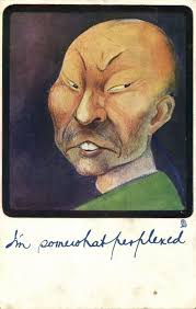 Download premium images you can't get anywhere else. China Caricature Chinese Man I M Somewhat Perplexed 1904 Tuck Postcard Hippostcard