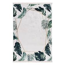 .boden matte teppiche kinder schlafzimmer kindergarten blätter teppich decke wohnzimmer neugeborenen baby baumwolle teppich decke blatt form krabbeln spielen matte teppich zimmer. Waschbarer Teppich Antibakteriell In Creme Grun Gold My5000