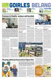 Goirles Belang 13 05 2020 By Uitgeverij Em De Jong Issuu