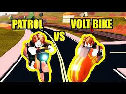 New Fastest Car Patrol Vs Volt Bike Speed Test Roblox Jailbreak Youtube