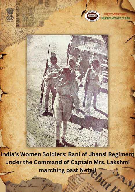 Netaji Subhas Chandra Bose built and led the Indian National Army (INA) of over 40,000 volunteers during World War II, including one of the first all-female infantry regiments in modern history, the