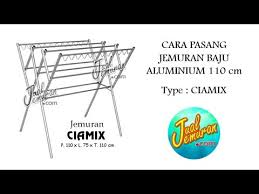 Maybe you would like to learn more about one of these? Cara Pasang Jemuran Aluminium 110 Cm Ciamik Youtube