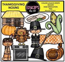 Maybe you would like to learn more about one of these? Thanksgiving Nouns Clip Art Bundle Color And B W Edu Clips