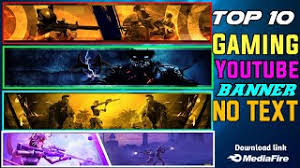No matter what idealistic gaming banner you hold in your mind, we can help you make it real. Top 10 Gaming Youtube Banner No Text Ll Editable Banner Ll Gaming Banner Template Freebanner Youtube