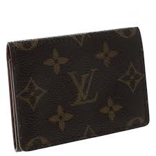 Personalized monogram card cases with letters are a distinctive way to stand out from the crowd. Louis Vuitton Monogram Canvas Business Card Holder Louis Vuitton Tlc