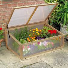 Wooden Cold Frame Natural | Cold Frames | Gardman Crest