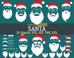 Hipster Santa Svg Santa Clipart Santa Svg Christmas Svg Santa Beard Clipart Santa Hat Clipart Hipster Santa Hipster Santa Beard Clipart Santa Hat Clipart