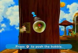 The bee mushroom is easy enough to find but the rainbow star is hidden in a secret area (in a pipe on top of the place where the boulders come out). The Bell On The Big Tree Super Mario Galaxy Wiki Guide Ign