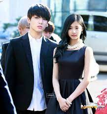 Tzuyu and jungkook deserve better. Imagine If Jungkook And Tzuyu Go To Wedding Reception Of Their Friend By Using Black Dresscode Couple Look Jungkook Jungkook School Bts Girl