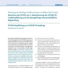 Stiko ändert impfempfehlung für kinder ab zwölf jahren nun doch. Robert Koch Institut On Twitter 3 Stiko Aktualisierung Zu Covid19 Impfungen Astrazeneca Impfstoff Nun Fur Alle Altersgruppen Ab 18 Jahren Empfohlen Diese Und Weitere Neuerungen Im Epidbull 12 2021 Https T Co 6jlfz71nne Https T Co 2qgop7bkfu