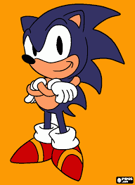 Sonic coloring pages are set of pictures of a famous superhero who can run at supersonic speeds and curl into a ball, primarily to attack enemies. Baby Sonic The Coloring Page Printable Baby Sonic The
