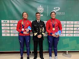 50 m rifle 3 positions team russia yulia zykova polina khorosheva yulia karimova norway katrine lund jenny stene jeanette hegg duestad austria franziska peer sheileen waibel olivia hofmann: Jeanette Hegg Duestad Kina 8 Reavisa