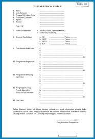 Format Resume Yang Betul Resume Templates Riwayat Hidup Cv Kreatif Kurikulum
