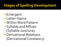 Image result for stages of spelling