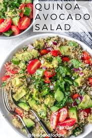 Quinoa Avocado Salad Recipe Whole Food Recipes Healthy Recipes Vegetarian Vegan Recipes