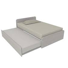 Letto letto matrimoniale antracite con contenitore con piedini in legno. 864r Letto 120x190 Con Secondo Letto Estraibile Singolo Indipendente E Sollevabile Per Formare Un Matrimoniale Reti Incluse Testate Personalizzabili Made In Italy Bianco Legno Venato Amazon It Casa E Cucina
