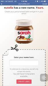 Jun 12, 2019 · for the crust. Print Your Own Nutella Label Promotions